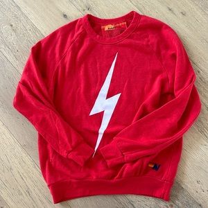 Aviator nation red sweatshirt